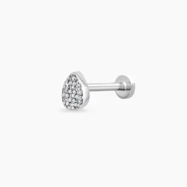 0.03 CT Diamond White Gold Piercing - Nev Jewellery (1)