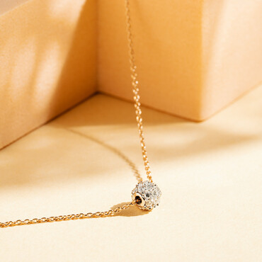 0.25 CT Diamond Sphere Pendant - Nev Jewellery (1)