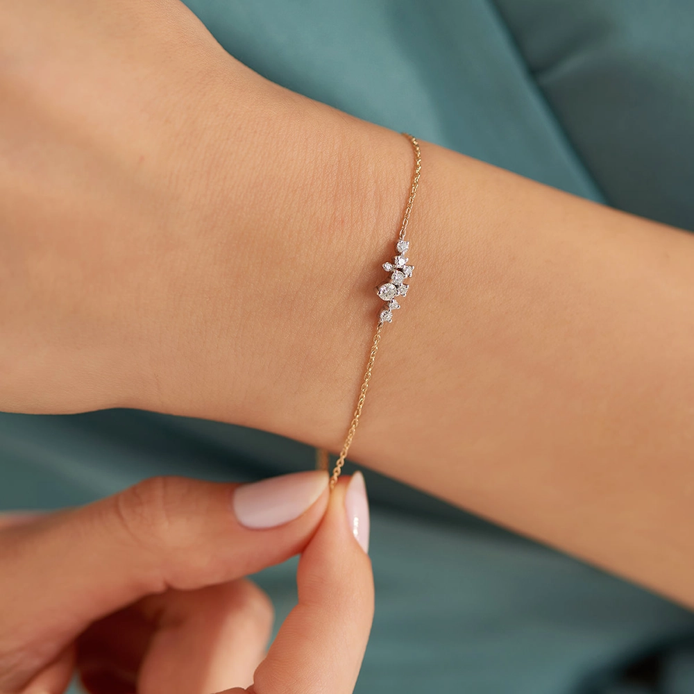 0.29 CT Diamond Rose Gold Bracelet - Nev Jewellery (1)