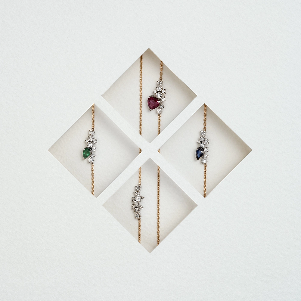 0.31 CT Pırlanta Taşlı Rose Altın Bileklik - 5