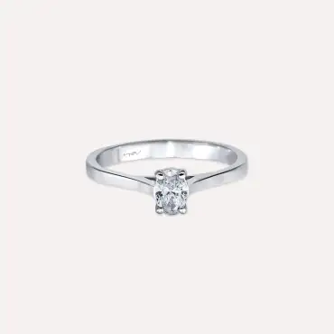 0.31 CT Oval Pırlanta Taşlı Yüzük - Nev Jewellery (1)