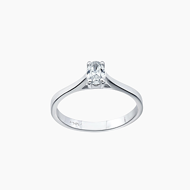 0.31 CT Oval Pırlanta Taşlı Yüzük - Nev Jewellery