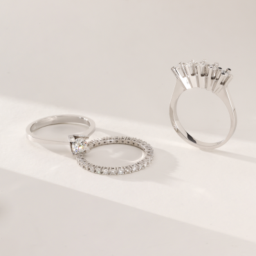 0.33 CT Pırlanta Taşlı Beyaz Altın Tektaş Yüzük - Nev Jewellery (1)