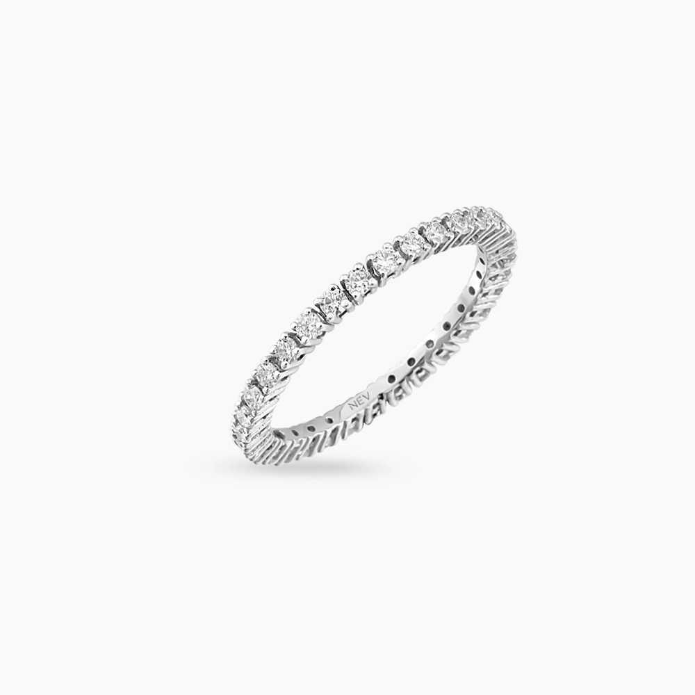 0.64 CT Diamond Eternity Ring - 4