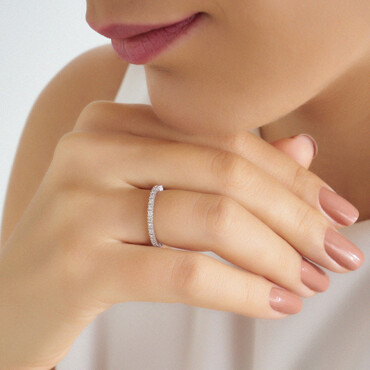 0.64 CT Pırlanta Taşlı Tamtur Yüzük - Nev Jewellery (1)