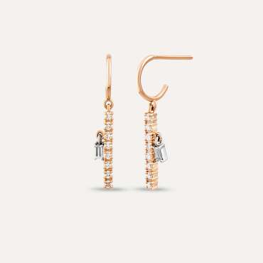 0.40 CT Diamond Dangling Earring - Nev Jewellery (1)