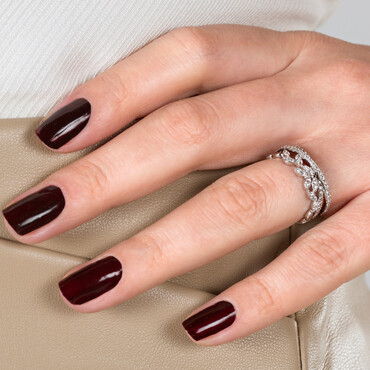  0.47 CT Diamond Spiral White Gold Ring - Nev Jewellery (1)