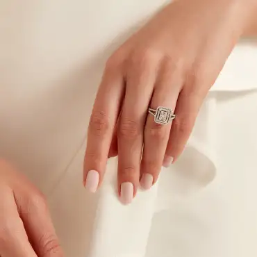 0.54 CT Baguette Cut Diamond White Gold Ring - Nev Jewellery (1)