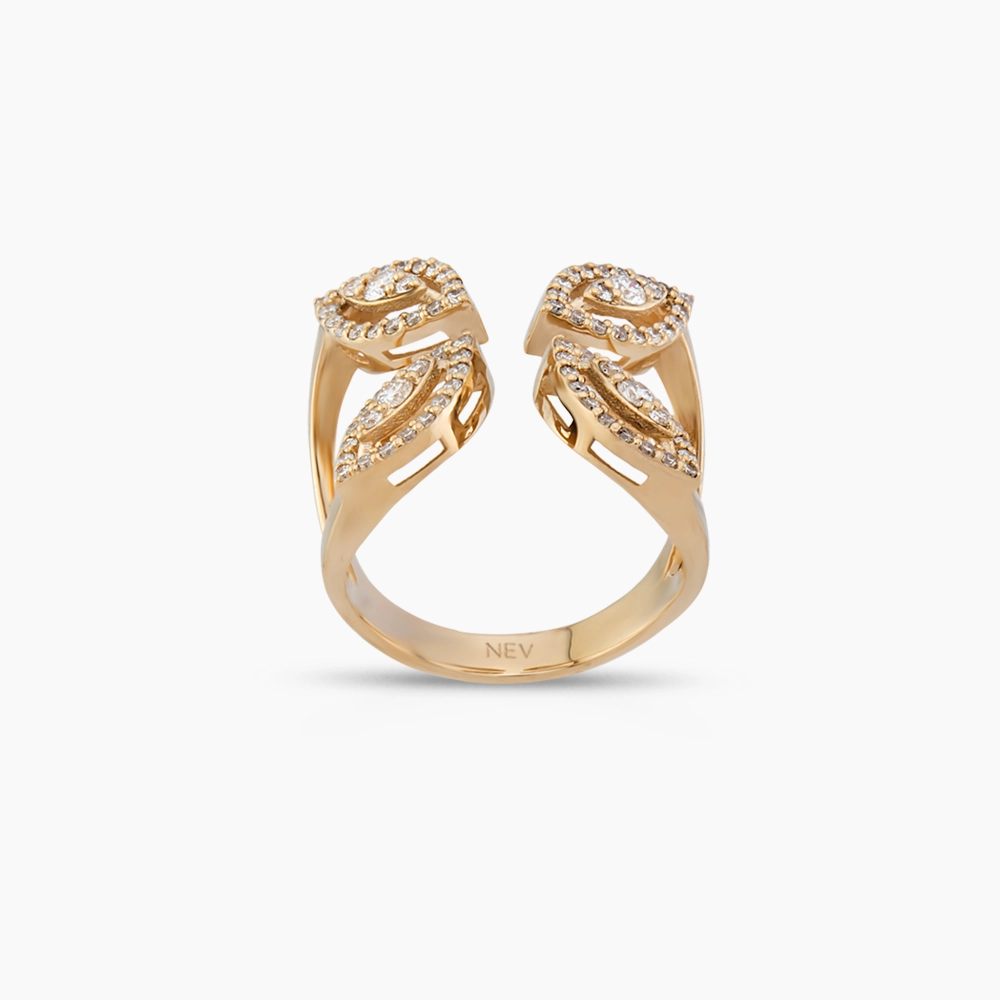 Merida 0.65 CT Diamond Rose Gold Ring - 1