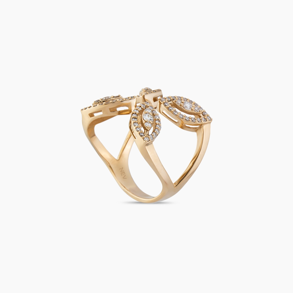 Merida 0.65 CT Diamond Rose Gold Ring - 3