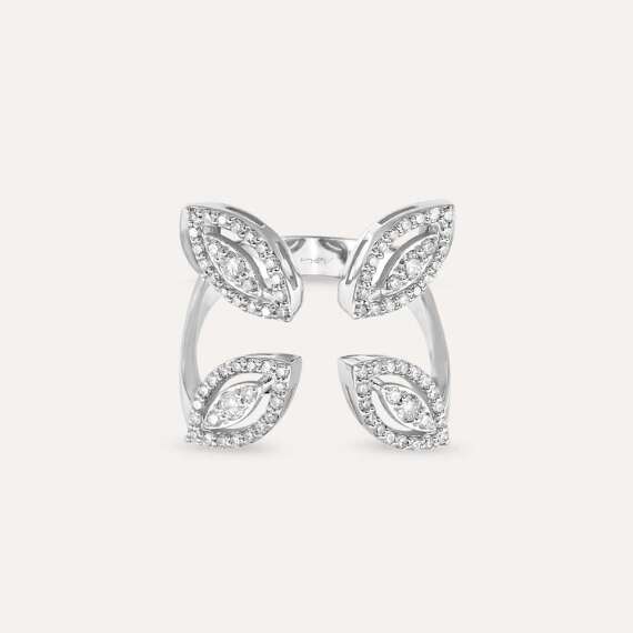 Merida 0.60 CT Diamond White Gold Ring - 4