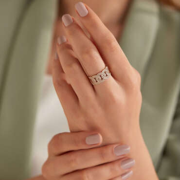 0.92 CT Diamond Rose Gold Spiral Ring - Nev Jewellery (1)