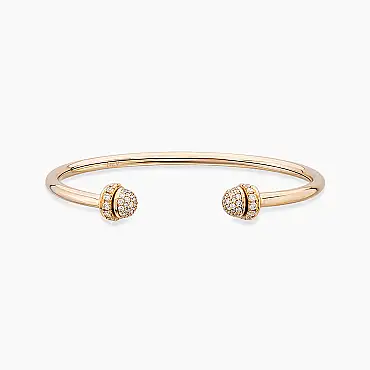 1.10 CT Pırlanta Taşlı Rose Altın Bilezik - Nev Jewellery (1)
