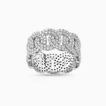 1.69 CT Pırlanta Taşlı Beyaz Altın Sarmal Yüzük - Nev Jewellery (1)