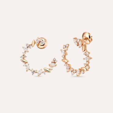 1.82 CT Markiz Kesim Pırlanta Taşlı Küpe - Nev Jewellery (1)