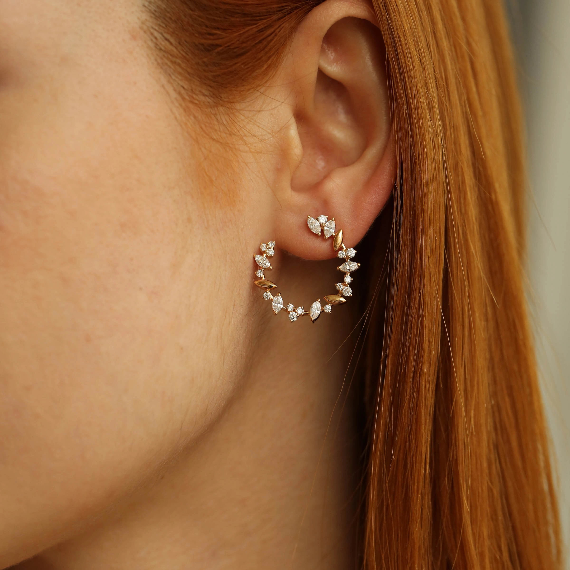 1.82 CT Marquise Cut Diamond Earring - Nev Jewellery (1)