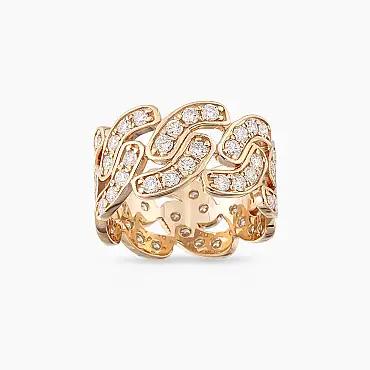 1.95 CT Pırlanta Taşlı Rose Altın Yüzük - Nev Jewellery (1)