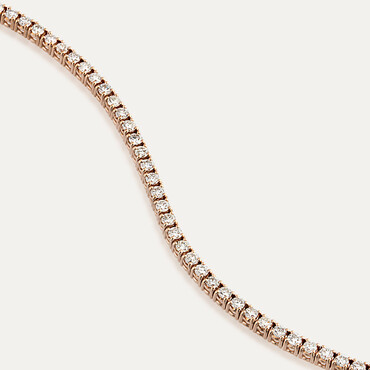 2.03 CT Diamond Rose Gold Tennis Bracelet - Nev Jewellery