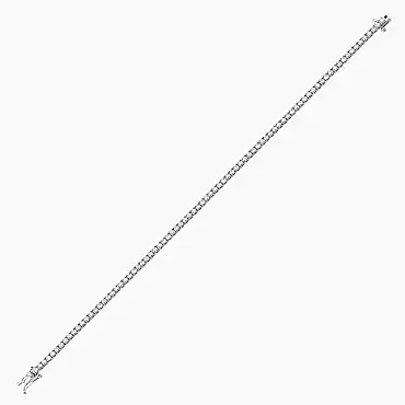 2.11 CT Pırlanta Taşlı Beyaz Altın Suyolu Bileklik - Nev Jewellery (1)