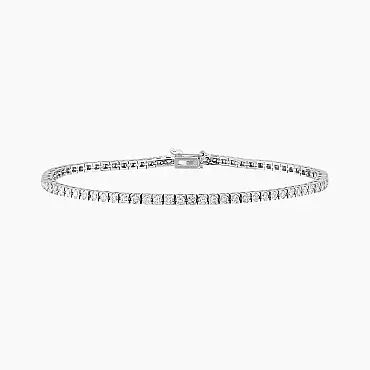 2.12 CT Pırlanta Taşlı Beyaz Altın Suyolu Bileklik - Nev Jewellery (1)