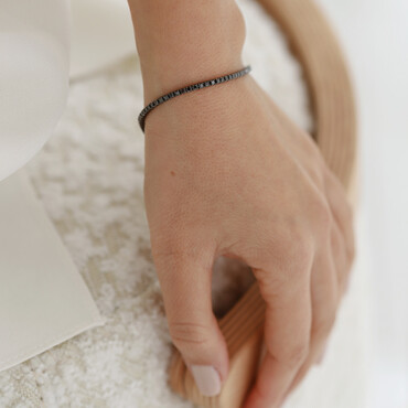 2.20 CT Black Diamond Tennis Bracelet - Nev Jewellery (1)