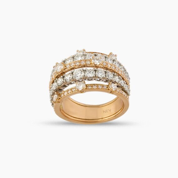 2.68 CT Diamond Line Ring - Nev Jewellery