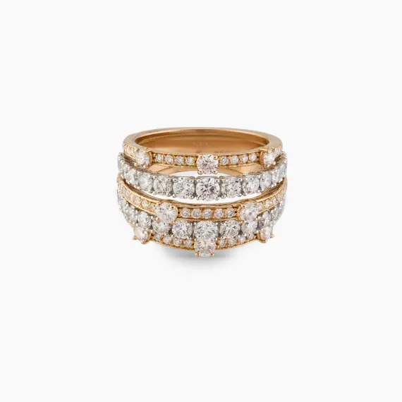 2.68 CT Diamond Line Ring - 3