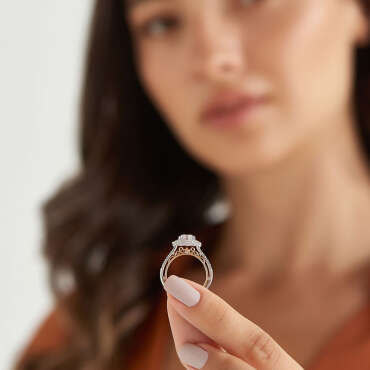 Mila 2.71 CT Pırlanta Taşlı Beyaz Altın Yüzük - Nev Jewellery (1)