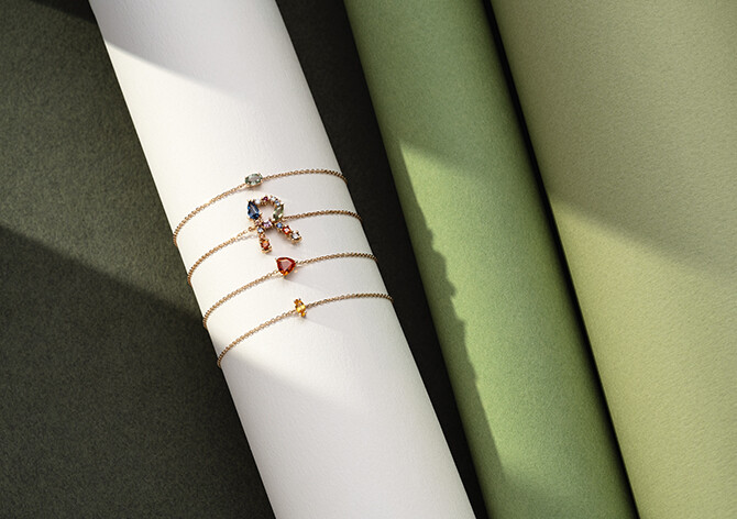 Renkli Taşlı Bileklikler