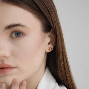 Adhafera Pırlanta Taşlı Küpe - Nev Jewellery (1)
