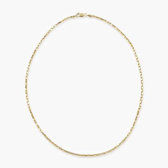 Aeris Yellow Gold Italian Necklace - 1