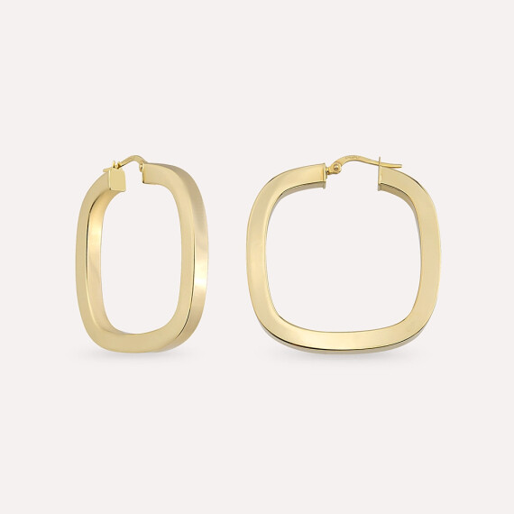 Arco L Yellow Hoop Earring - Nev Jewellery