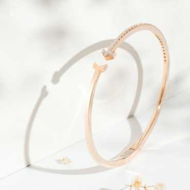 Arrow 1.20 CT Diamond Cuff Bangle - Nev Jewellery (1)