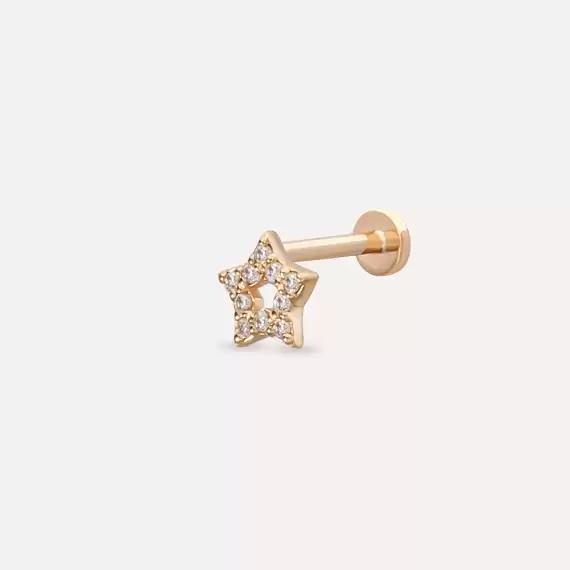 Asteria Diamond Rose Gold Piercing - 1