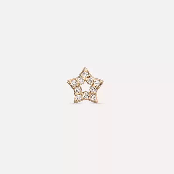 Asteria Diamond Rose Gold Piercing - 4