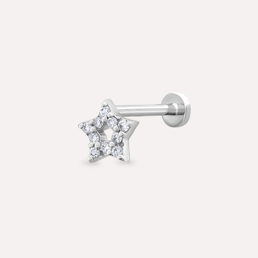 Asteria Diamond White Gold Piercing - 1