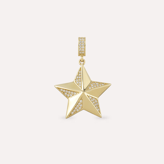 Astral Yellow Gold Pendant/Charm - Nev Jewellery