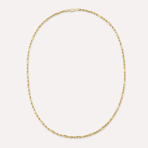 Avery Sarı Altın Kolye - Nev Jewellery