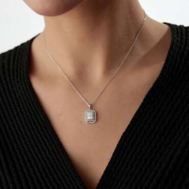 Baguet Elegance Kolye - NEV JEWELLERY