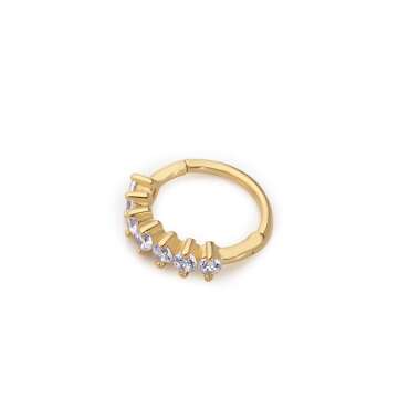 Baget Sıralı Taş Helix - NEV JEWELLERY