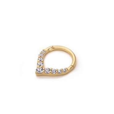 Baget Sıralı Taşlı Helix - NEV JEWELLERY