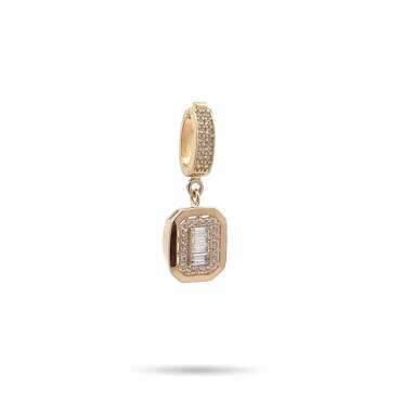 Baguet Charm Kolye Ucu - NEV JEWELLERY