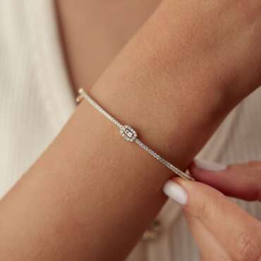 Baget Taşlı Kelepçe - NEV JEWELLERY (1)
