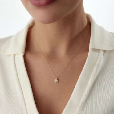 Baget Taşlı Kolye - NEV JEWELLERY