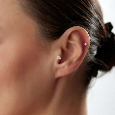 Baget Taşlı Piercing - NEV JEWELLERY