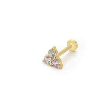 Baget Taşlı Piercing - NEV JEWELLERY (1)