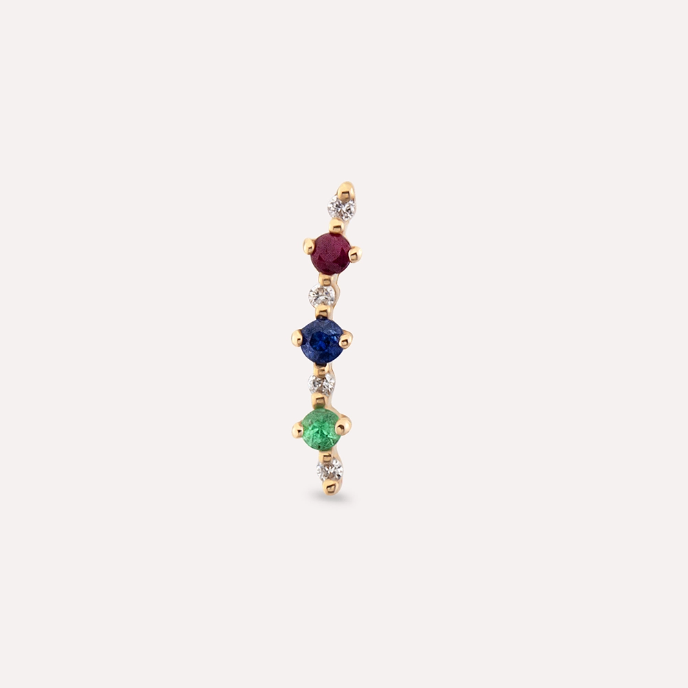 Beeline Colorful Rose Gold Piercing - 4