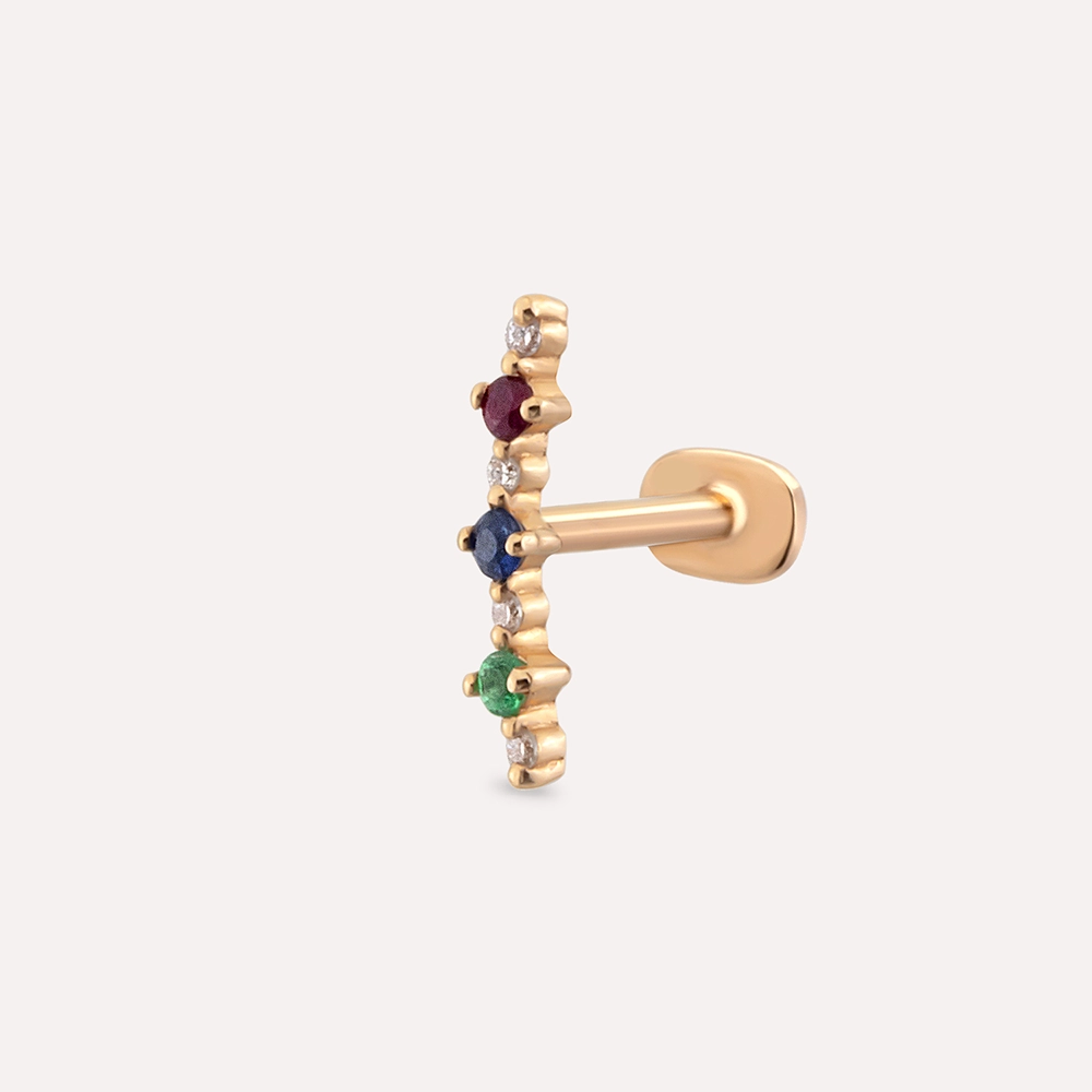 Beeline Colorful Rose Gold Piercing - 1