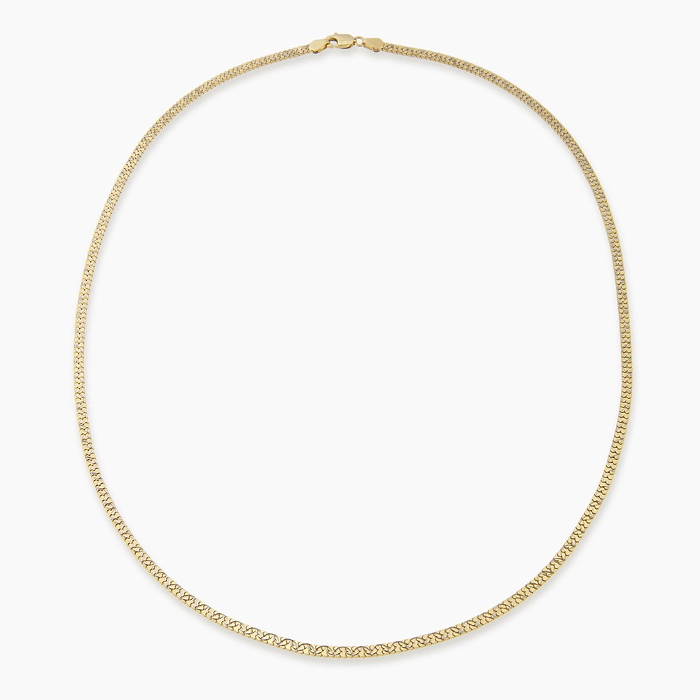 Bico Yellow Gold Italian Necklace - 1