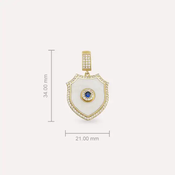 Bleu Yellow Gold Pendant/Charm - 3